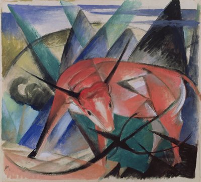 Red Bull by Franz Marc